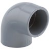 Колено ПВХ Hidroten 1001006, 90°, d75 мм